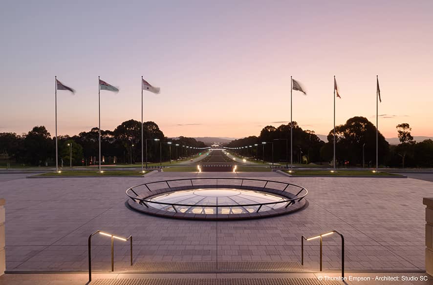 ‘The Oculus’ skylight at the Australian War Memorial