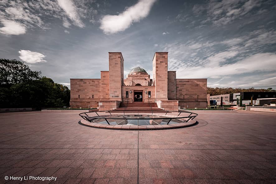 Australian War Memorial exterior featuring ‘The Oculus’ skylight